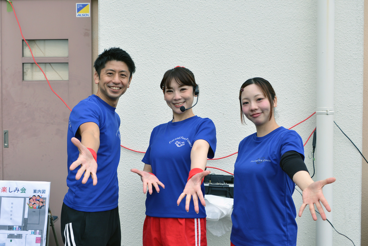 2025 お楽しみ会の様子（Free and Fun Fitnessの皆さん）